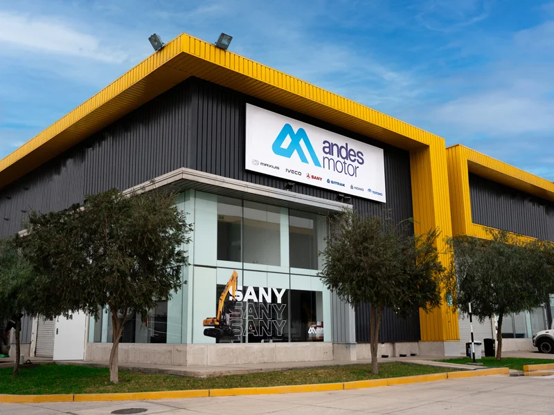 frente de la sucursal de lima de andes motor